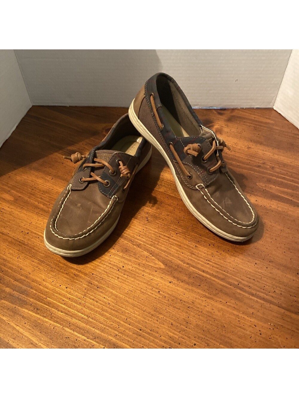 Sperry Top Side Boat Shoes - 7.5 Good Condition